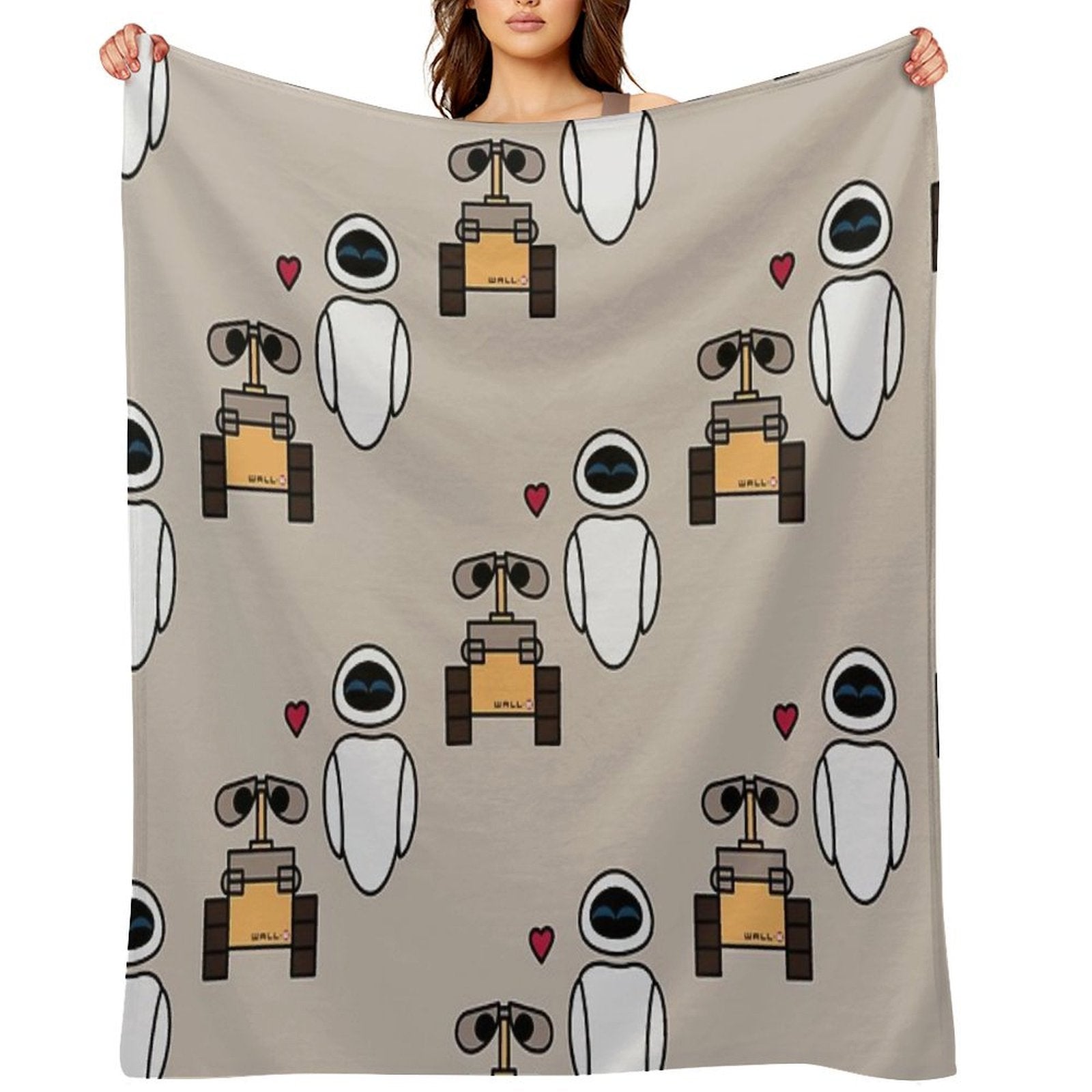 Wall-E And Eve Anti-pilling Throw Blanket