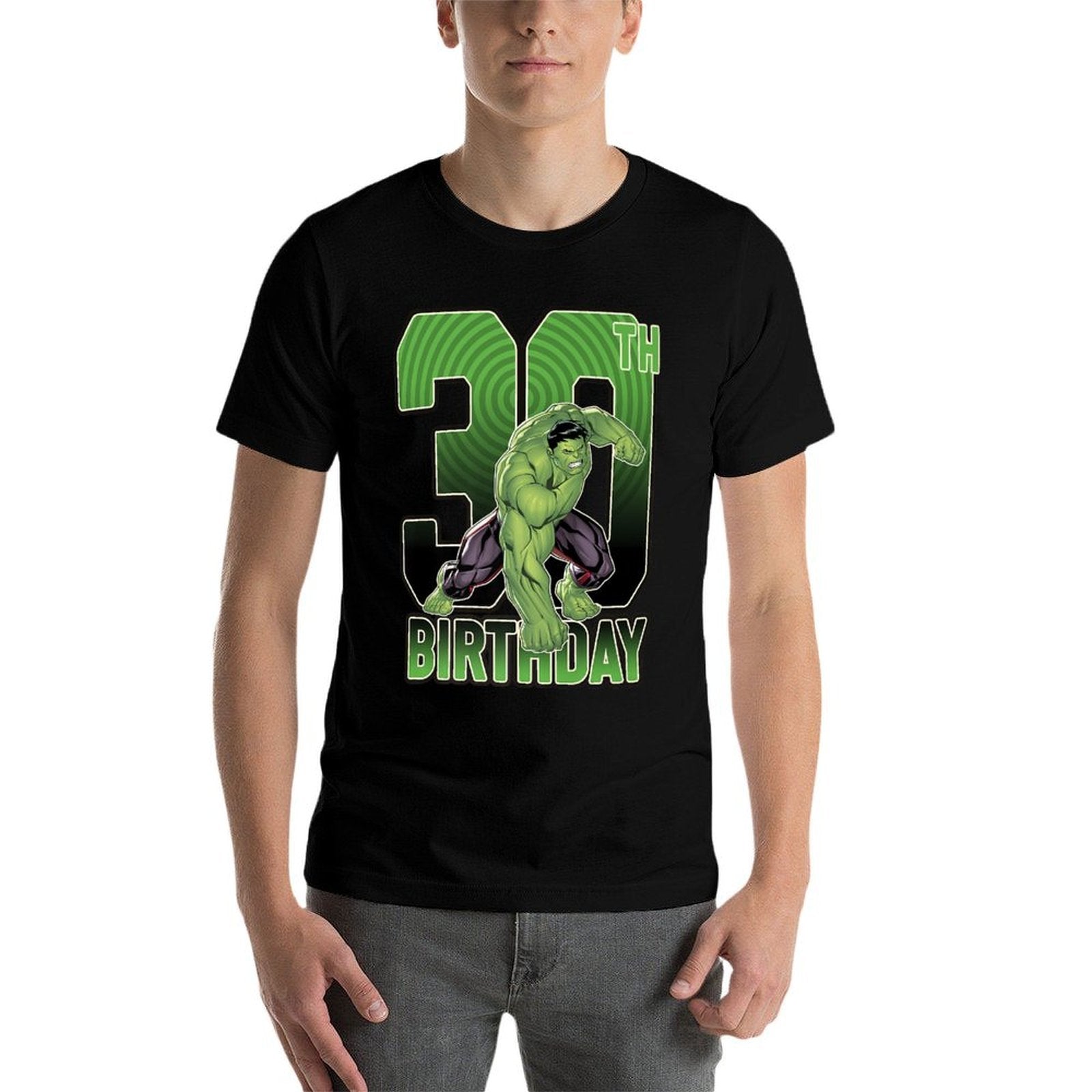 Marvel Hulk Smash 30th Birthday Premium Premium  Soft T-Shirt
