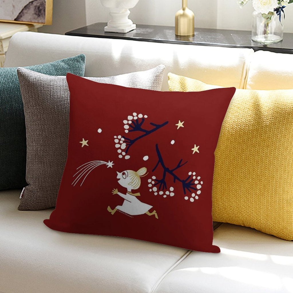 Moomin Autumn Little My Shooting Star Winter Soft Washable Throw Pillow