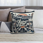 Retro Vibes Soft Multiple Sizes Throw Pillow