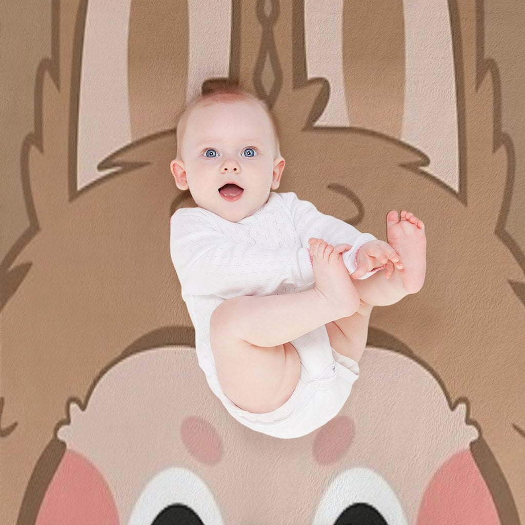 Labubu Toffee Peeker V2 Comfort Throw Blanket