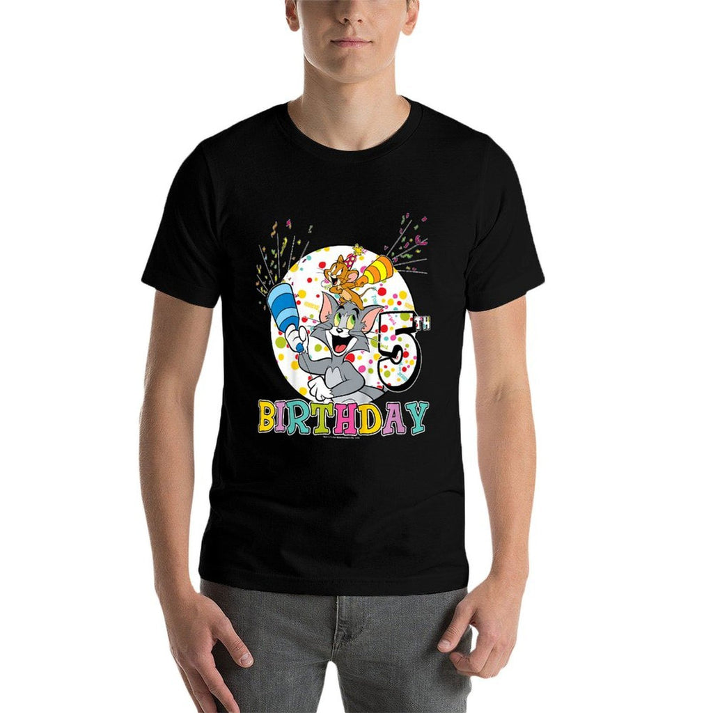Tom And Jerry 5th Birthday Portrait  Lightweight T-Shirt