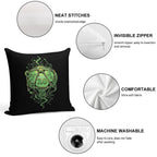 D20 of Growth Soft Fade-Resistant Throw Pillow