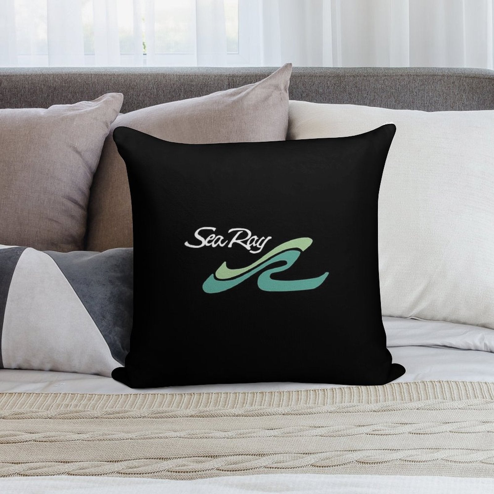We Believe That Richer Moments on The Water Lead to A Richer Life Soft Decorative Cover Throw Pillow