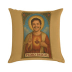 Saint Pedro Pascal – Protector of Chaotic Good Vibes Soft Hidden Zipper Throw Pillow