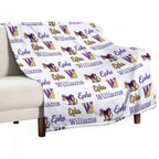 Williams College Logo Pack Eco-conscious Throw Blanket