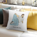 David Brent  You're The Boss Soft Easy Maintenance Throw Pillow