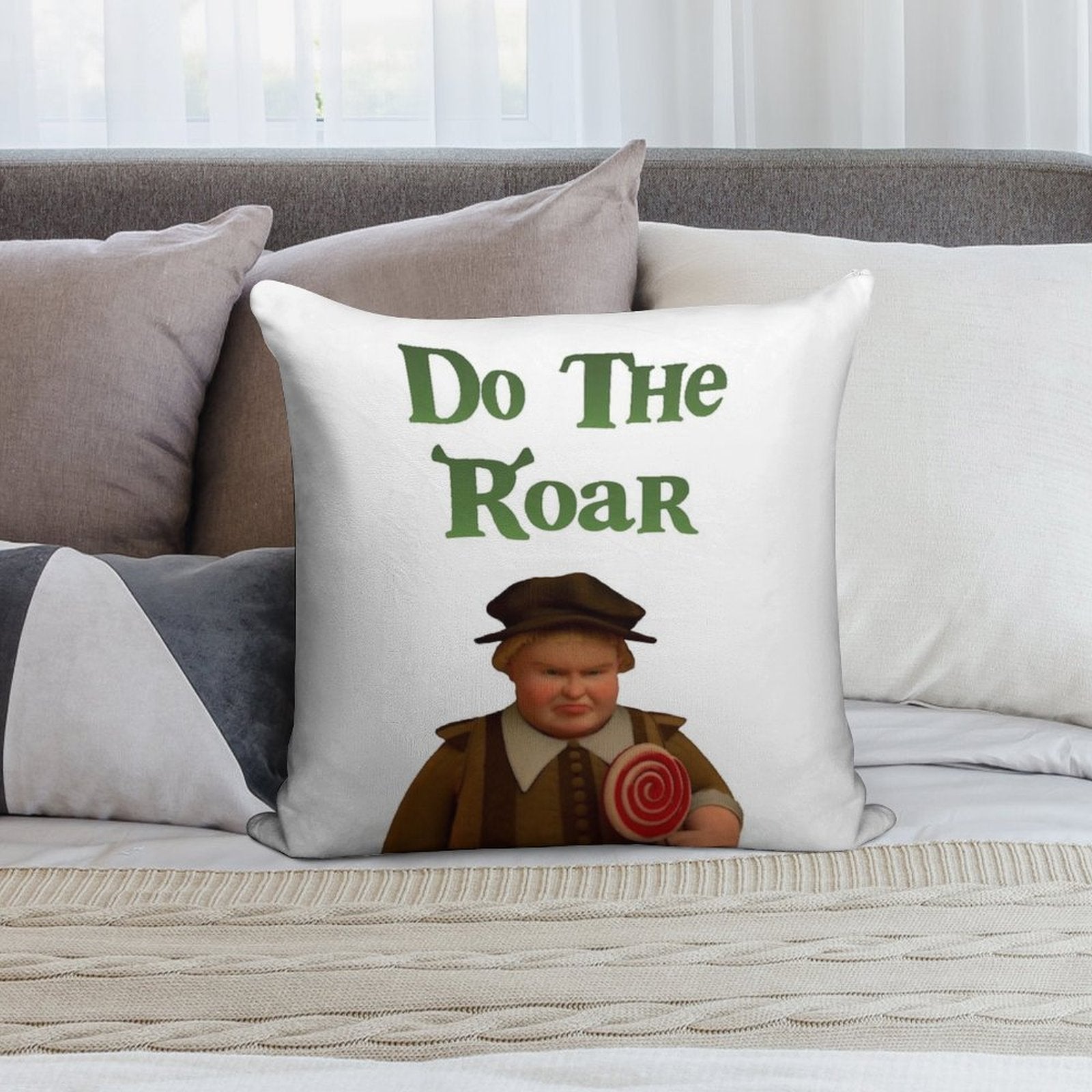 Do The Roar Soft Multiple Sizes Throw Pillow