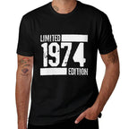 50th Birthday Vintage 1974 Limited Edition Men  Trendy Pattern T-Shirt