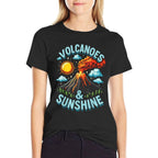Lava Geologist Volcano Lover Volcanoes  Sunshine  Easy-care T-Shirt