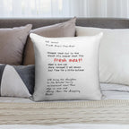 Pudge Responses Soft Hidden Zipper Throw Pillow