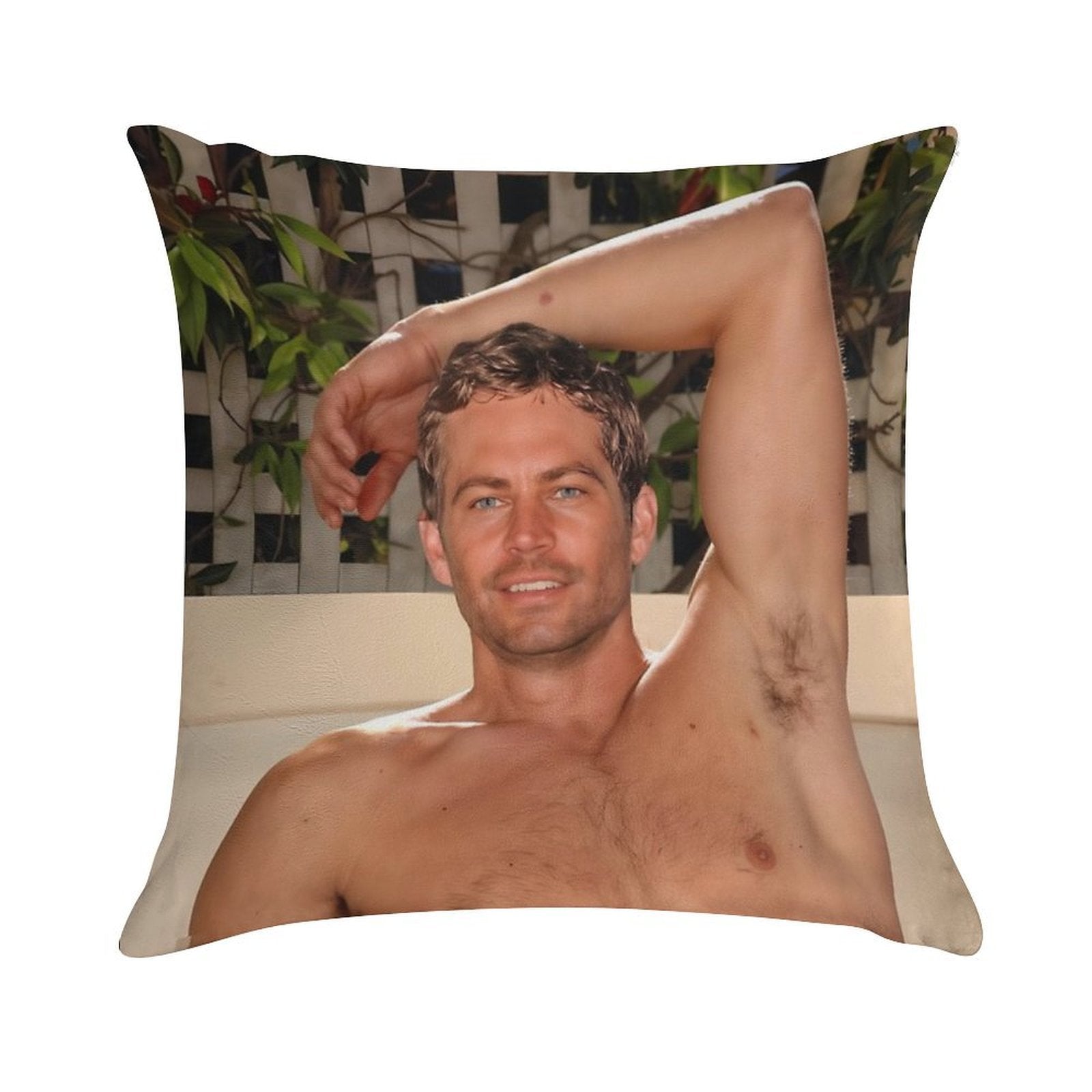 Paul Walker Soft Anti-Pilling Throw Pillow