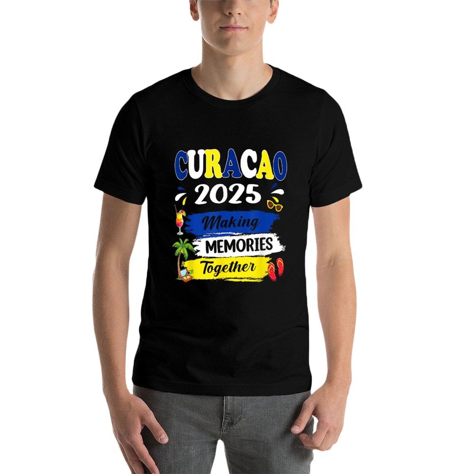 Curacao 2025 Making Memories Together Spring Summer Holiday Comfortable T-Shirt
