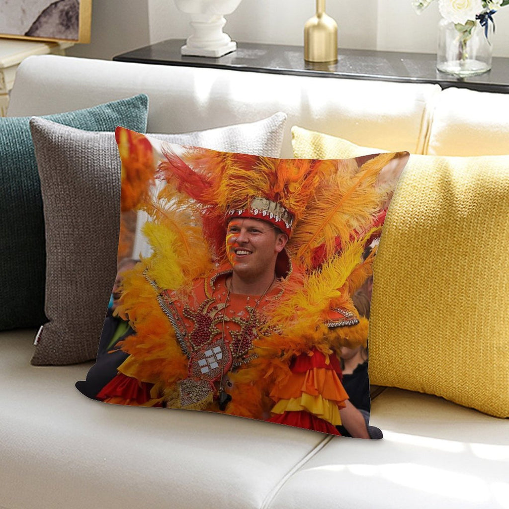 Kevin, Street Heat Samba Band Soft Gift Ready Throw Pillow