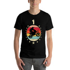 1 Year Old Birthday Motorcycle Bike Boy Girls 1st B-Day Age  High-quality Stitching T-Shirt
