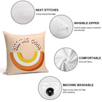 See The Good Rainbow Soft Luxury Feel Throw Pillow