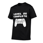 20th Birthday - 20 Years Old Video Gaming, Bday  Easy-care T-Shirt