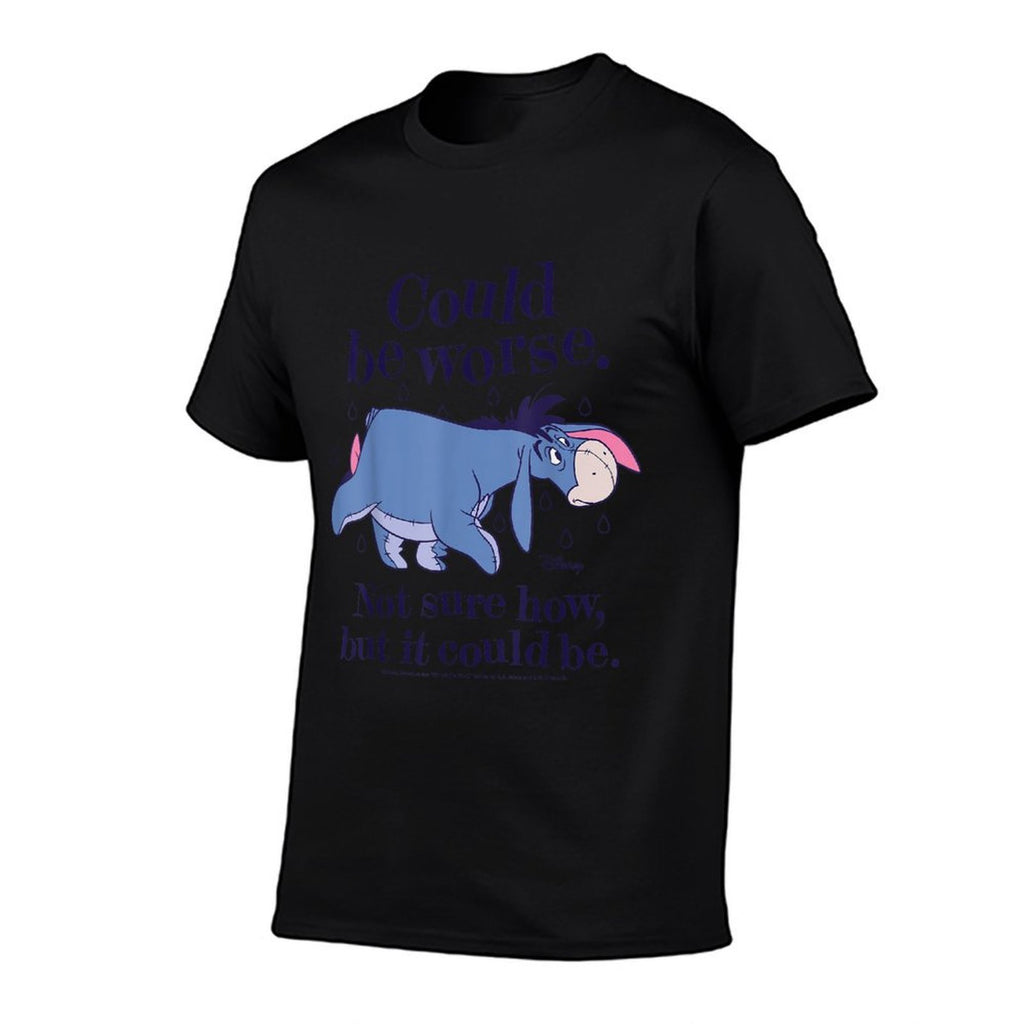 Winnie The Pooh - Eeyore Could Be Worse Not Sure How  Rolled Sleeves T-Shirt