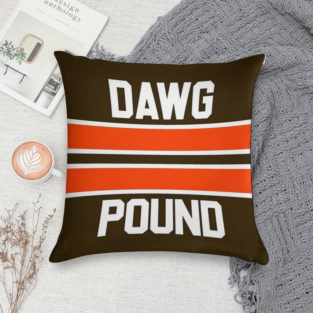 Dawg Pound Soft Home Decor Throw Pillow