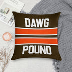 Dawg Pound Soft Home Decor Throw Pillow