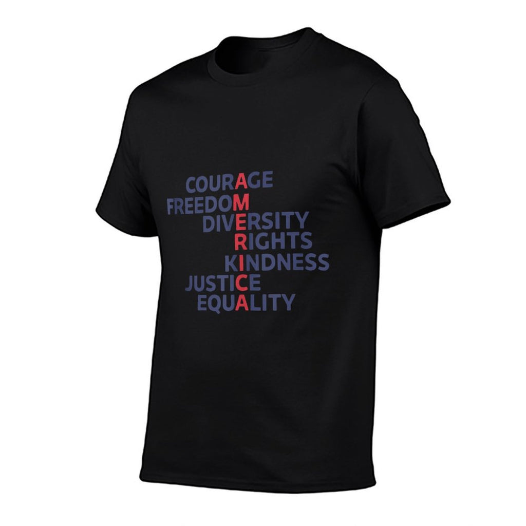 Courage Freedom Diversity Rights Kindness Justice Equality  Odor-resistant T-Shirt