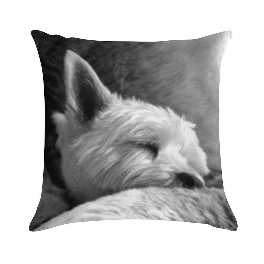 Dog Tired Soft High-Density Material Throw Pillow