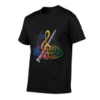Treble Clef Clarinet  Moisture-wicking T-Shirt