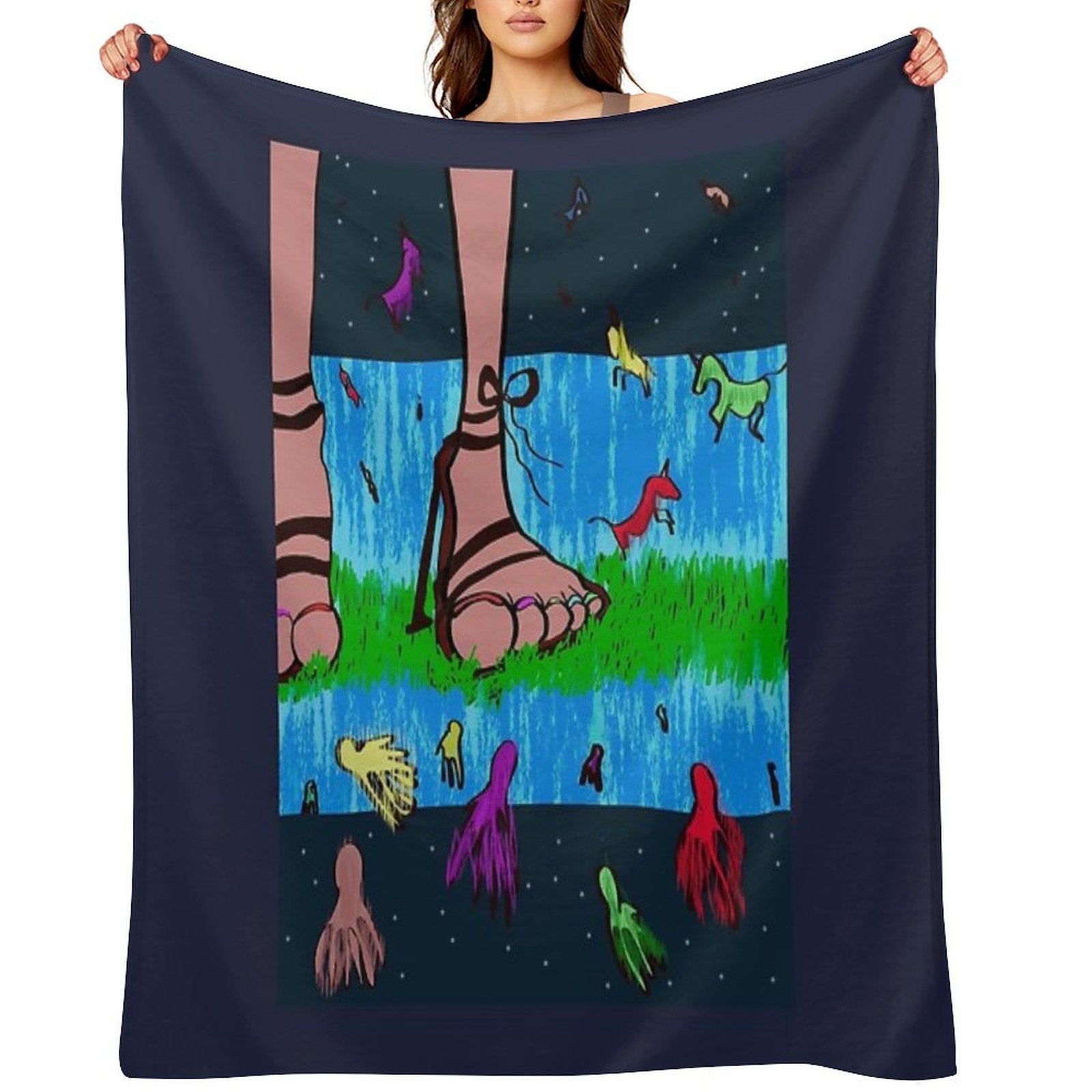 Day Dreaming Machine-washable Throw Blanket
