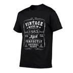 Vintage Made in 1983 40th Birthday  Lightweight T-Shirt