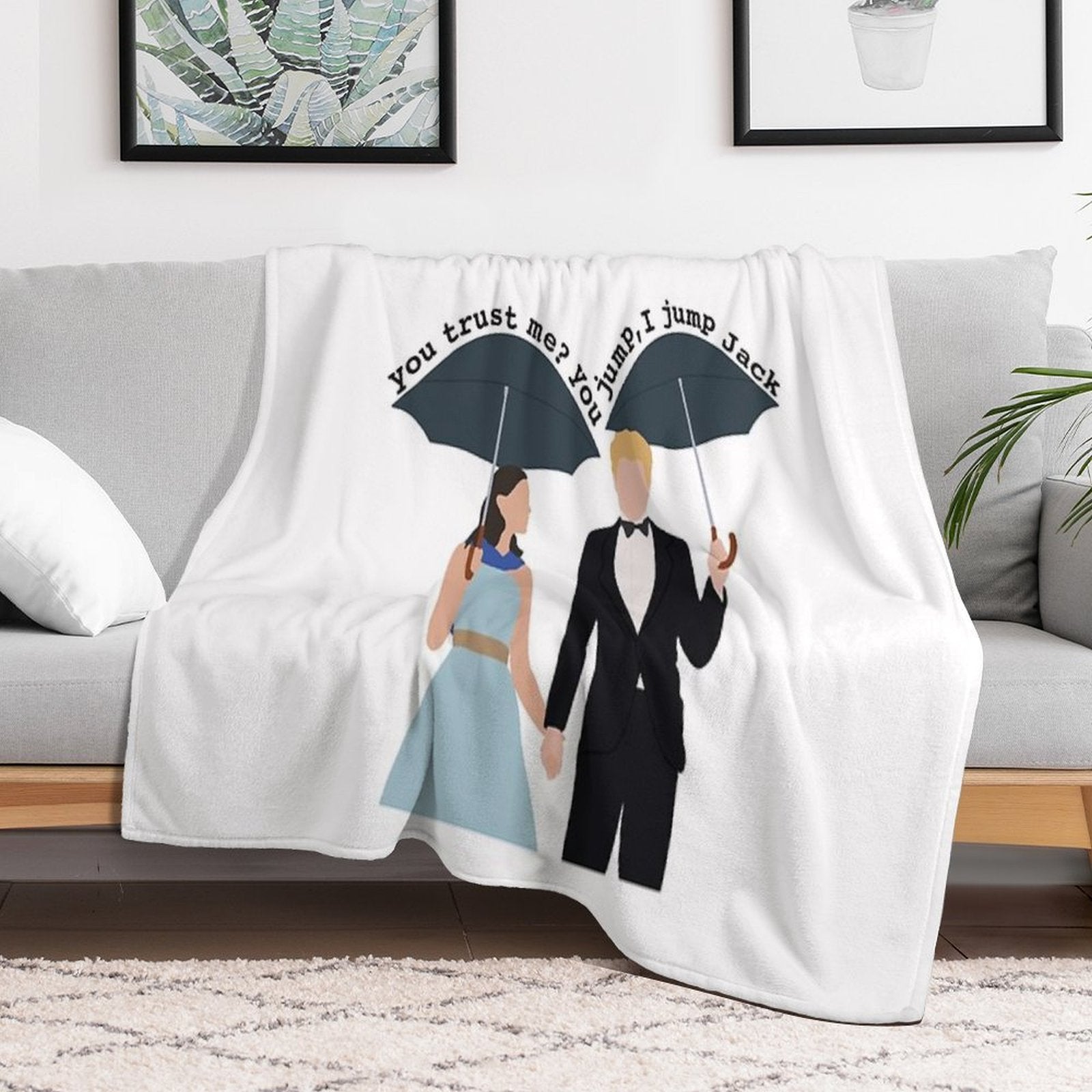 You Jump I Jump Jack Quick-dry Throw Blanket