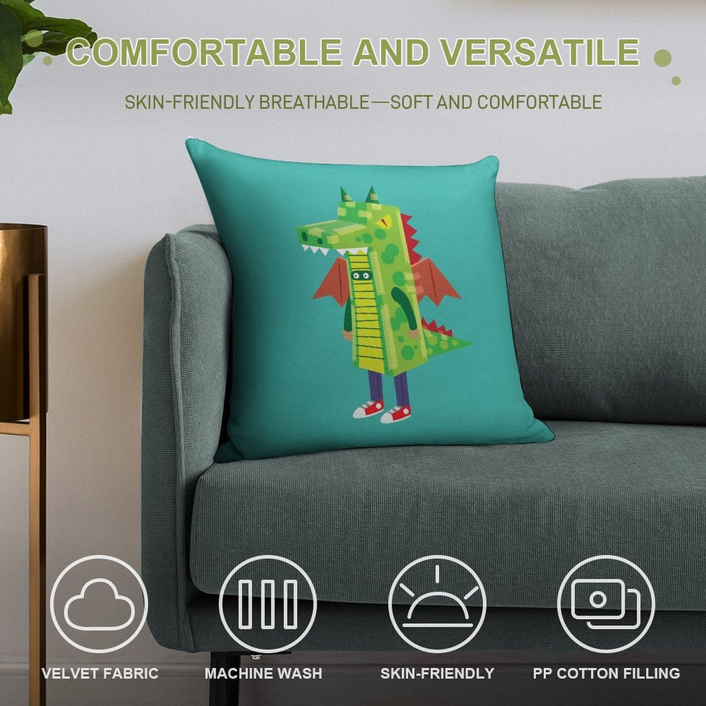 I'm A Dragon Soft Bedroom Essential Throw Pillow