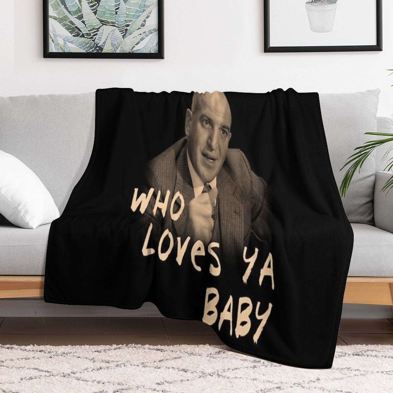 Who Loves Ya, Baby Multi-functional Throw Blanket