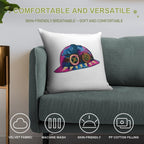 Isha Hat Soft Ultra-Soft Texture Throw Pillow