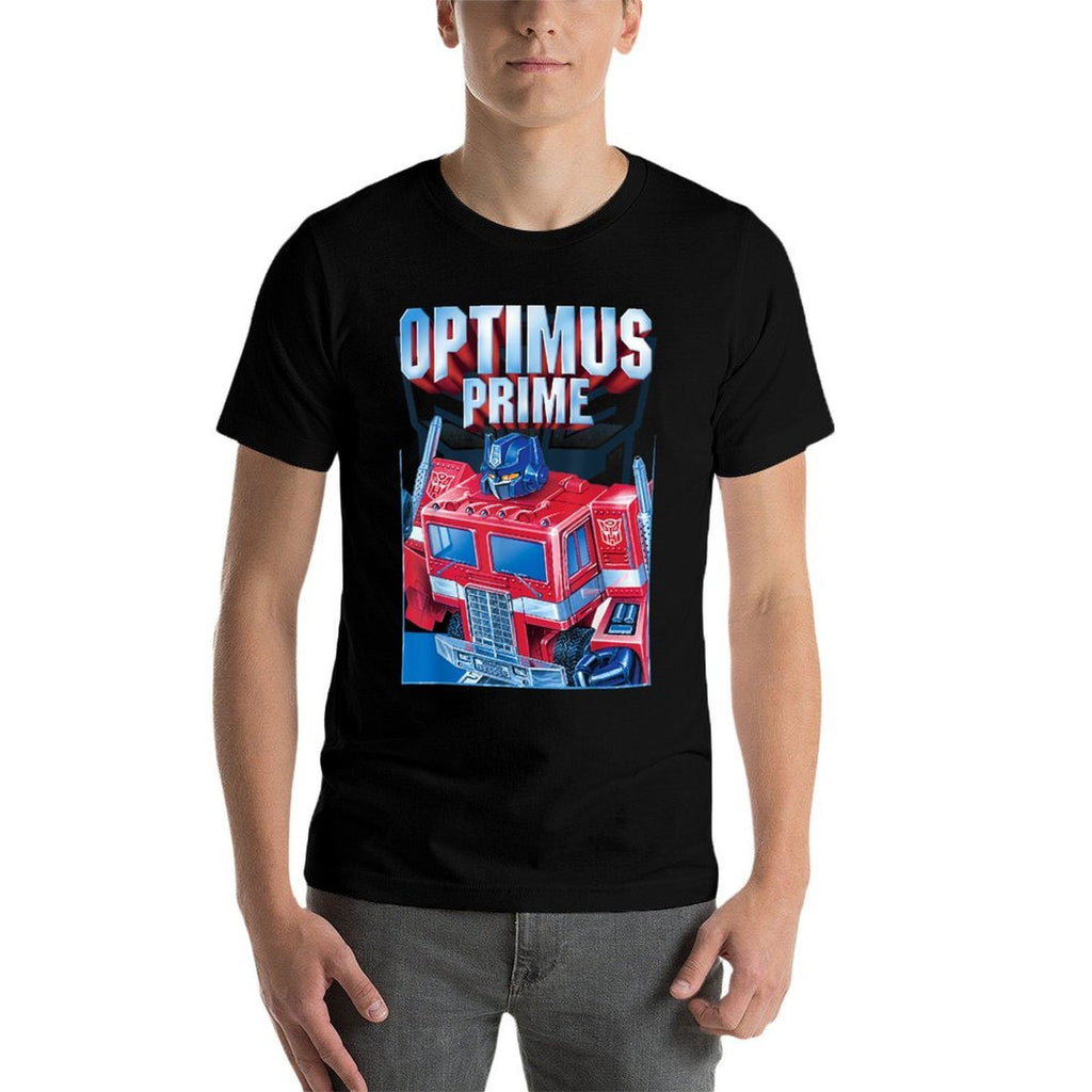 Transformers Optimus Prime Portrait - Black, Small, Unisex,, Classic Fit, Graphic, Cotton, Polyester Blend  Affordable Price T-Shirt
