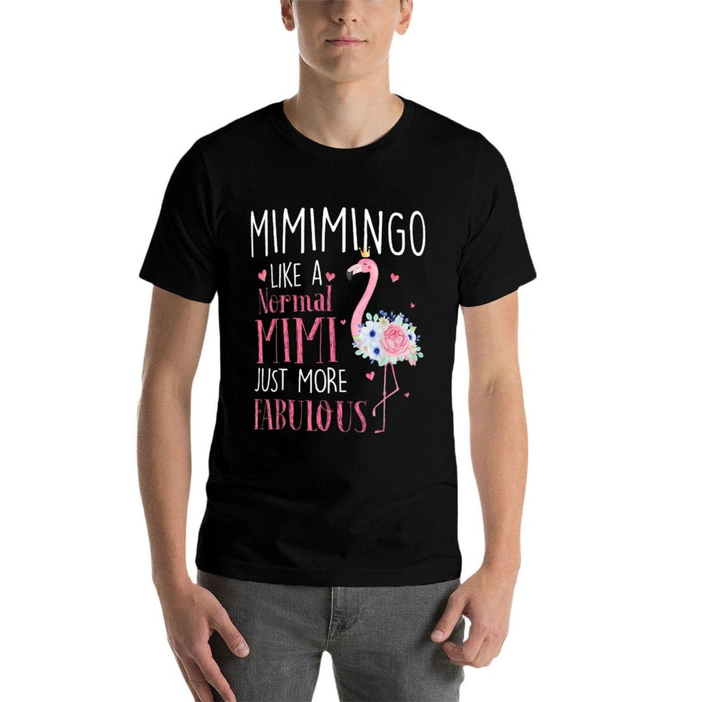 Flamingo Mimimingo Like A Normal Mimi Gifts Funny Grandma  Classic T-Shirt