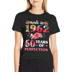 60th Birthday For Women, Made in 1962 60 Of Perfection  Eco-friendly Material T-Shirt