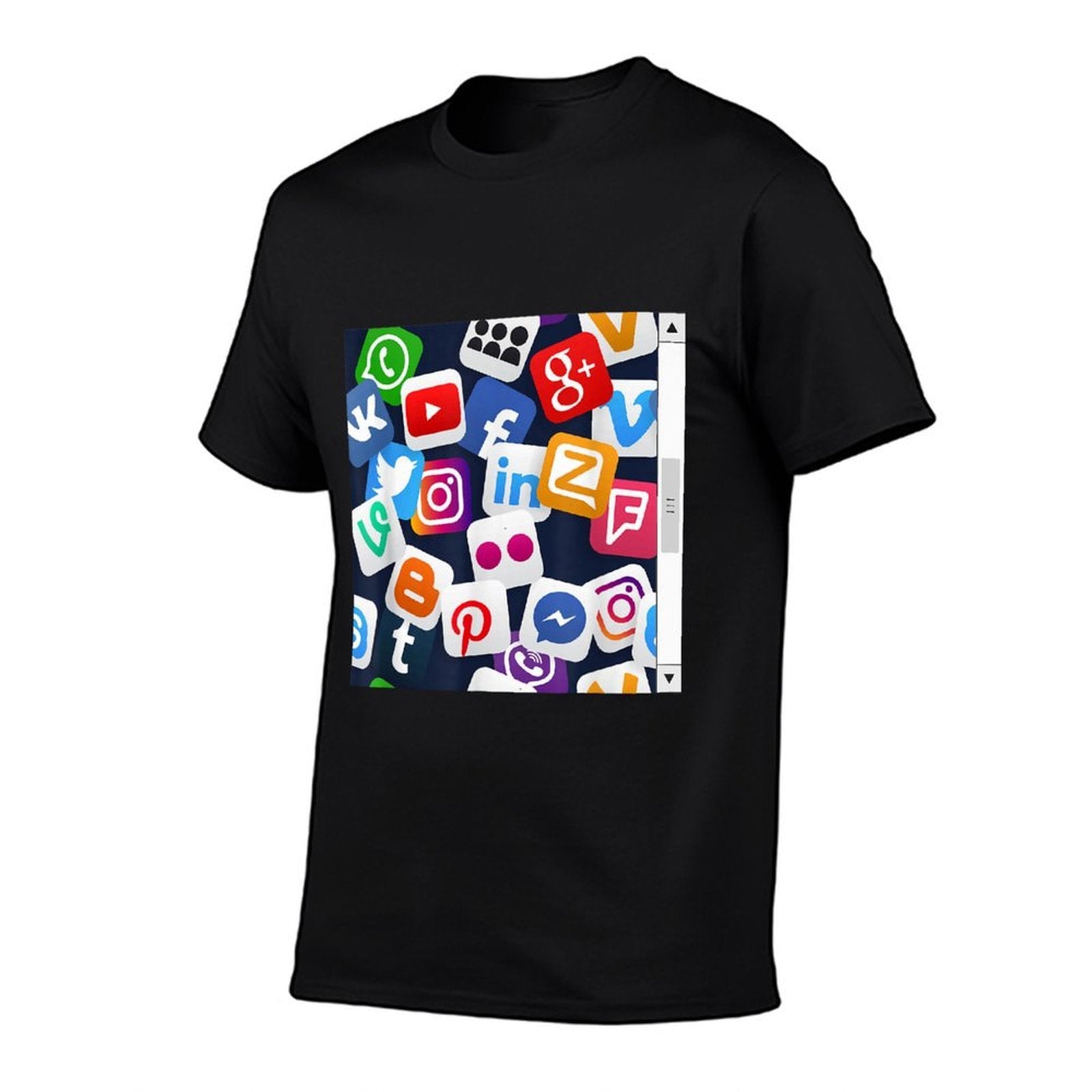 Social Media Feed Graphic Funnyn Halloween Costume Comfortable T-Shirt