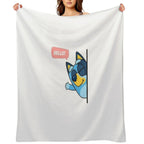 Hello Bluey Premium Throw Blanket