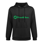 Animal Crossing New Horizons Nook Inc. Leaf Center Logo Durable Construction Hoodie