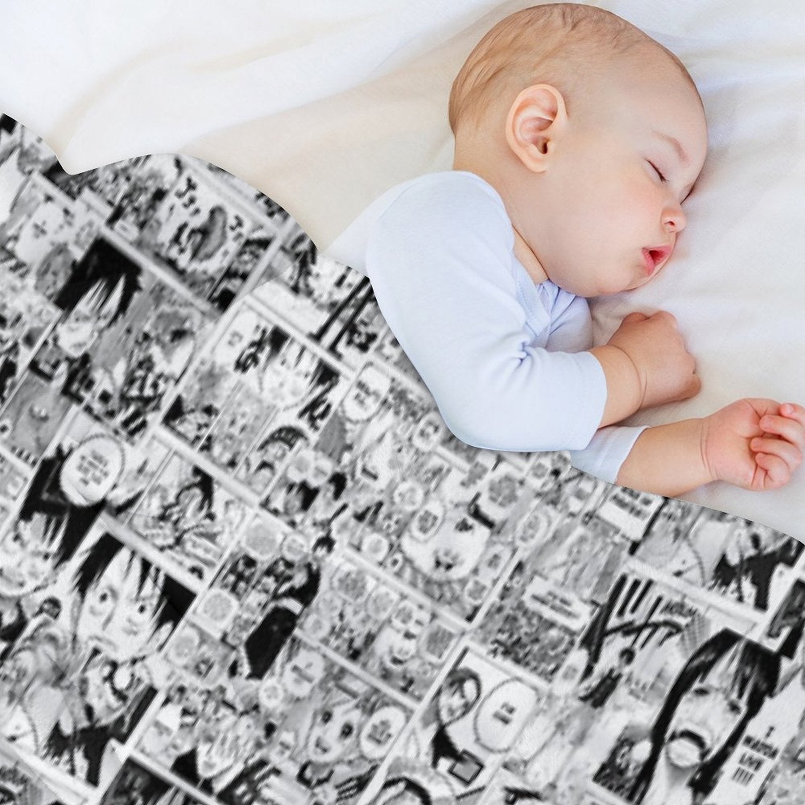 One Piece Manga Collage Comfort Throw Blanket