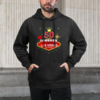 Las Vegas Girls Trips 2024, Vegas 50th Birthday Squad Easy Care Hoodie