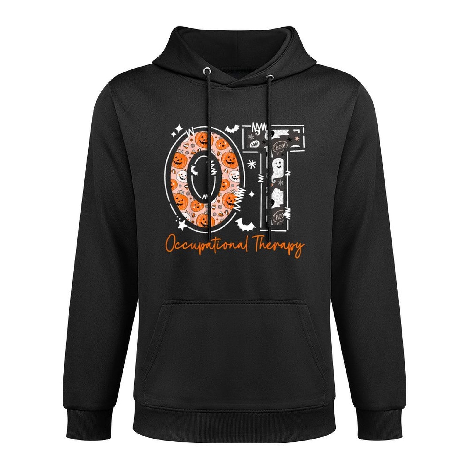 Spooky Occupational Therapy Therapist Halloween Funny OTA OT Layering Staple Hoodie