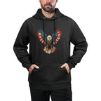 Patriotic Eagle Boys 4th of July Breathable Fabric Hoodie