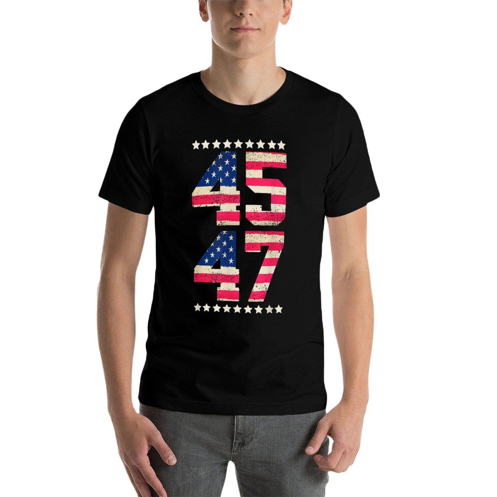 Funny QR President Trump 4547 QR Trump Dancing Code (Back)  Odor-resistant T-Shirt
