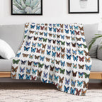 Butterflies Velvety-soft Throw Blanket