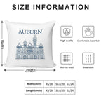 Samford Hall Soft Decorative Cover Throw Pillow