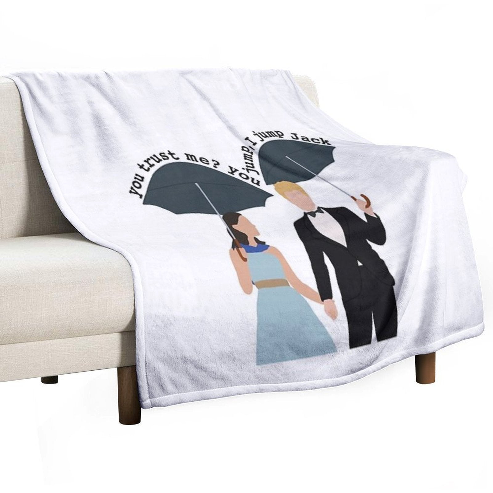 You Jump I Jump Jack Quick-dry Throw Blanket