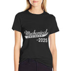 Mechanical Engineer Graduation 2025  Oversized Silhouette T-Shirt