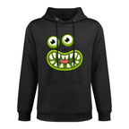 Funny Green Big Mouth Monster Easy Halloween Costume Durable Construction Hoodie