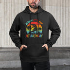 Bruh It's My 1st Birthday Dinosaur 1 Year Old Versatile Streetwear Hoodie